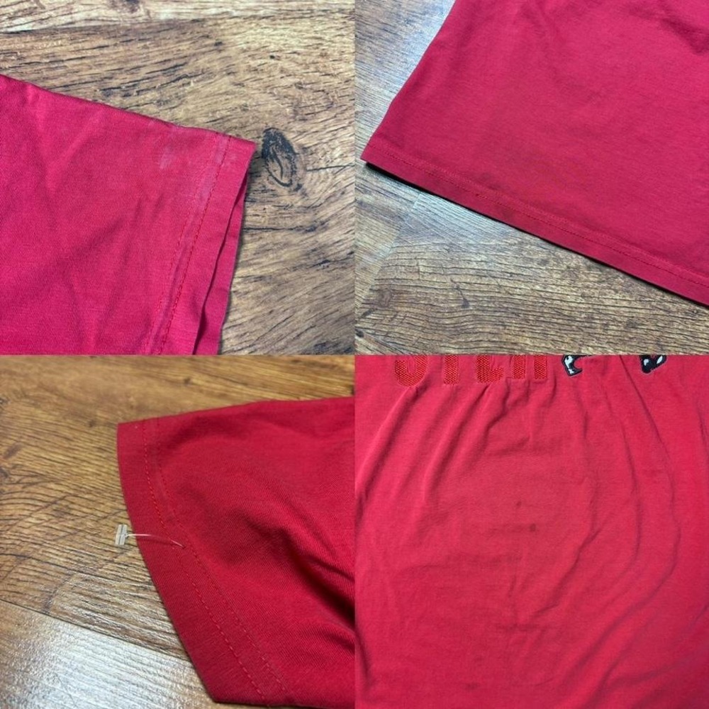 Red Hollister Co. baseball embroidered t-shirt - Picture 7 of 8